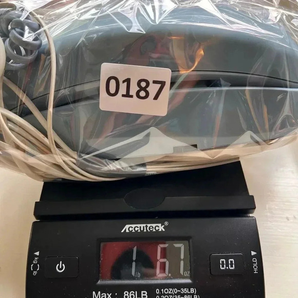 Sears Vintage Corded Wall Phone Blue Retro 90s Style Stores Numbers Excellent - Picture 8 of 9